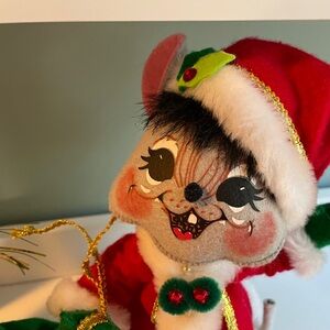 Annalee Santa Mouse with Sack of Presents